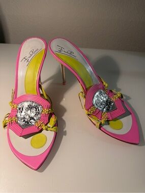 Emilio Pucci Pink & Yellow Heels